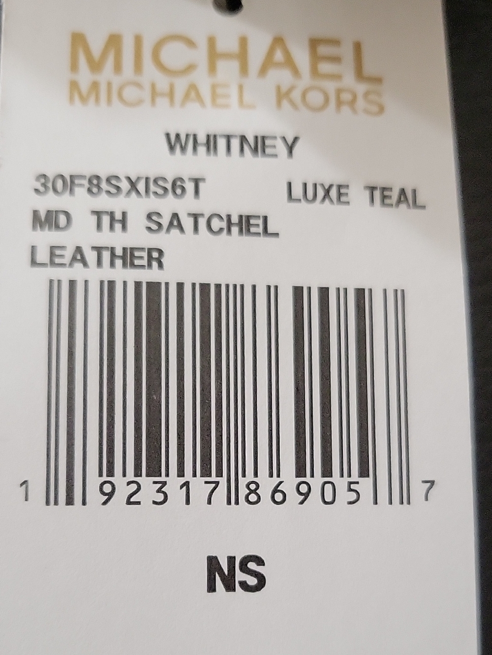 Michael Kors Blue Quilted Patent Top-Handle Satchel NWT - Picture 2 of 8